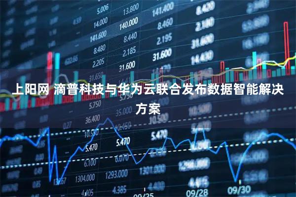 上阳网 滴普科技与华为云联合发布数据智能解决方案